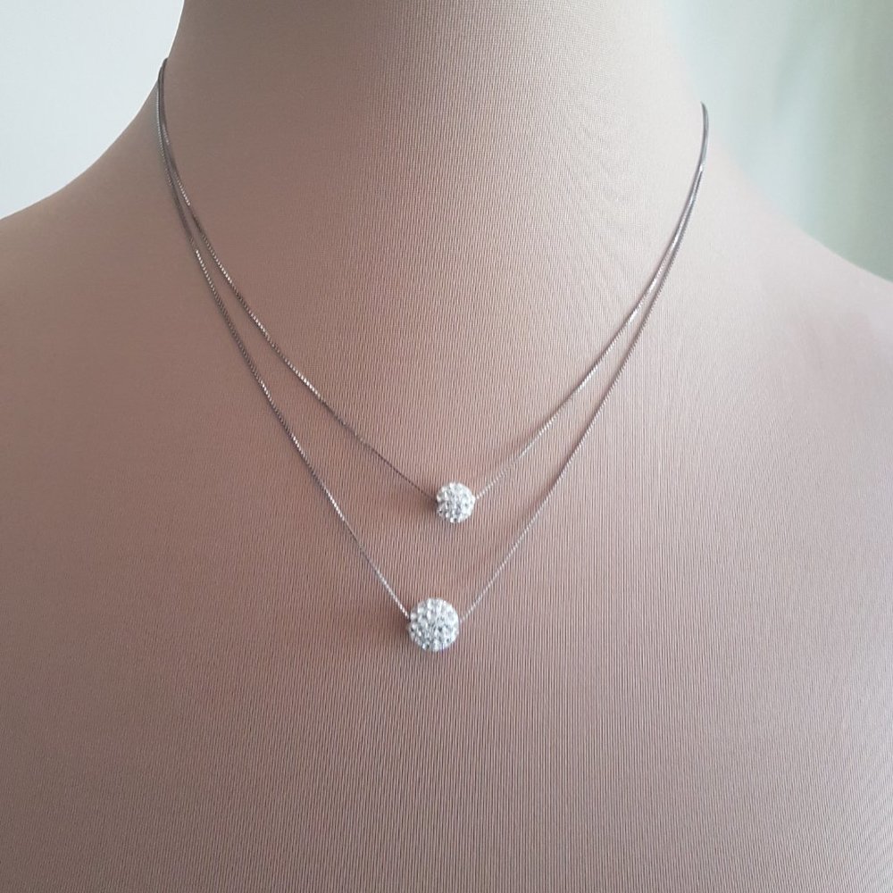 Sterling silver necklace S 925